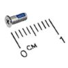922-8330 Apple Bottom Case to Top Case M2X5,HD3,COSM,SLVR Screws (Pkg. of 5) for Macbook Air 13-inch Original Early 2008 A1237 MB003LL/A