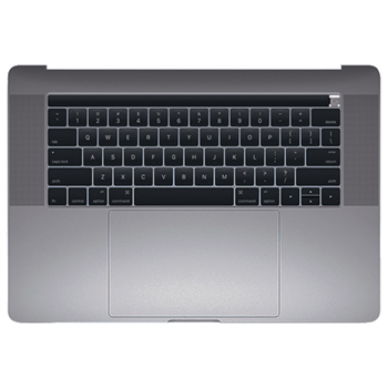 661-10345 Top Case w/ Battery (Space Gray) for MacBook 15-inch Mid 2018 A1990 MR932LL/A, MR942LL/A, BTO/CTO